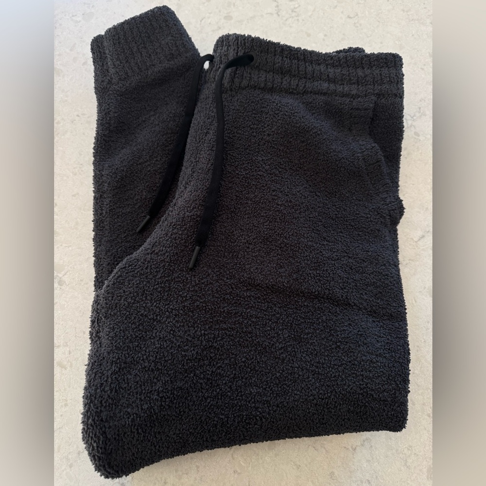 Natori Charcoal Fleece Lounge Pants Size M